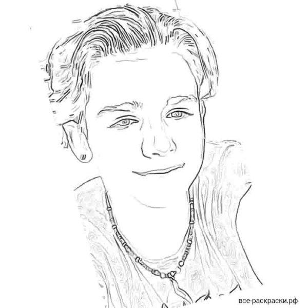 Портрет Пейтон мурмиер карандашом