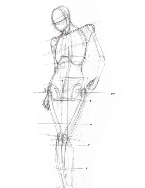 Фигура человека для рисования