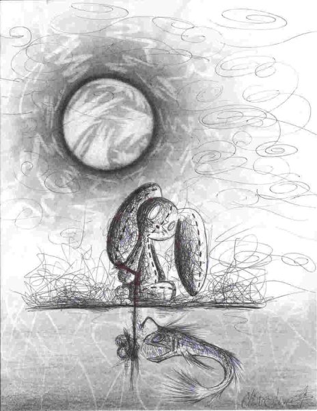 Рисунки карандашом одиночество