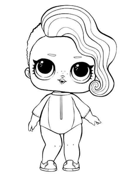 Куклы ЛОЛ сюрпрайз раскраски