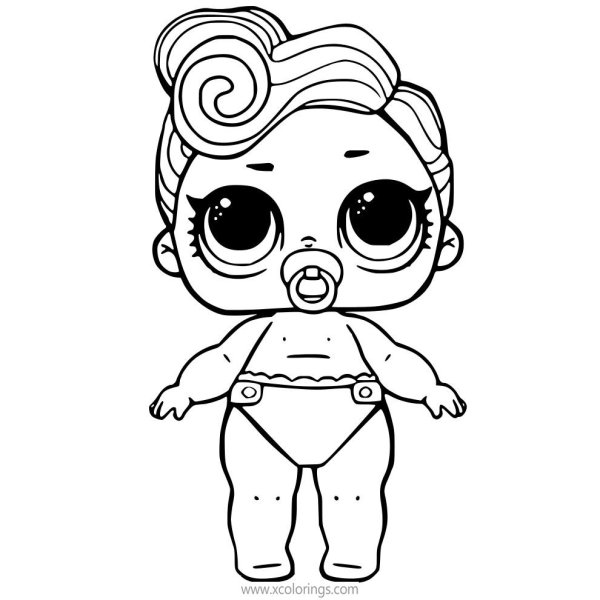 Пупсик ЛОЛ раскраска
