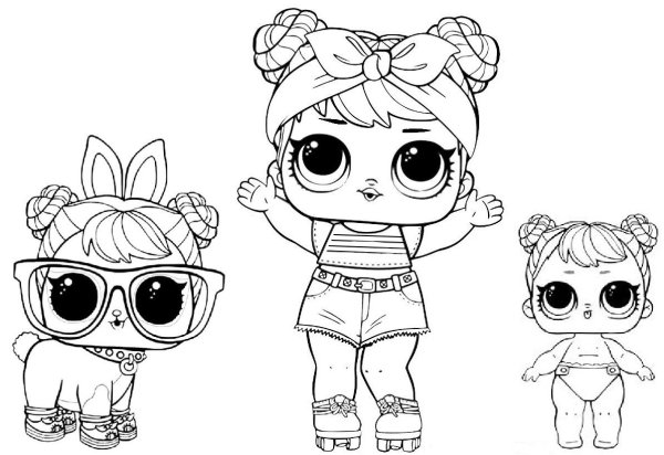 ЛОЛ раскраска для детей