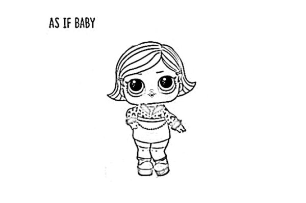 Раскраски куклы ЛОЛ Декодер