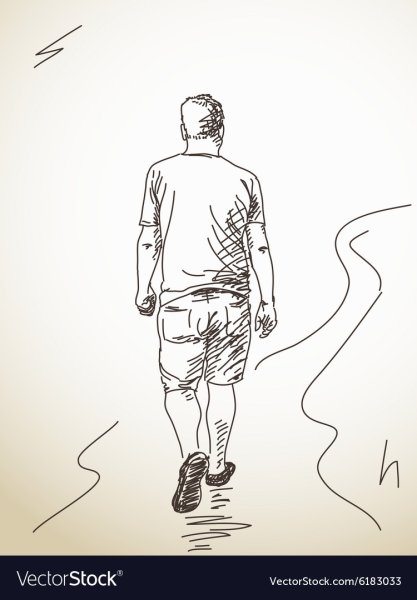 Зарисовки людей на улице