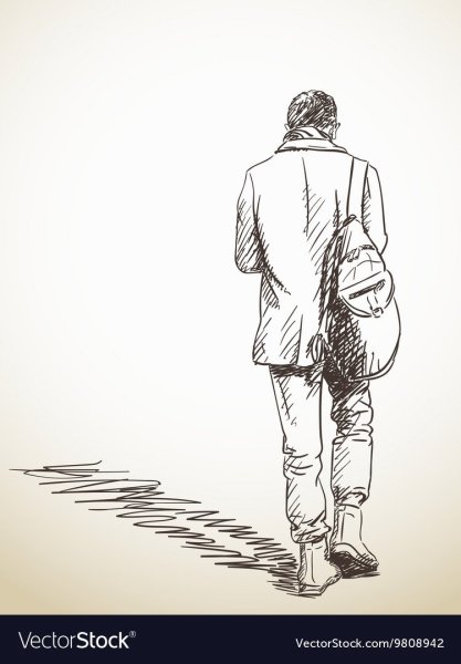 Фигура человека со спины