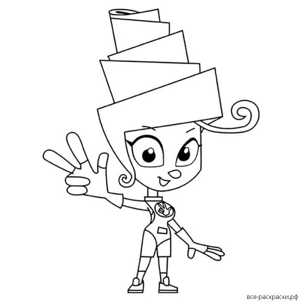 Фиксики карандашом Папус