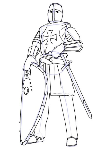 Рыцарь карандашом