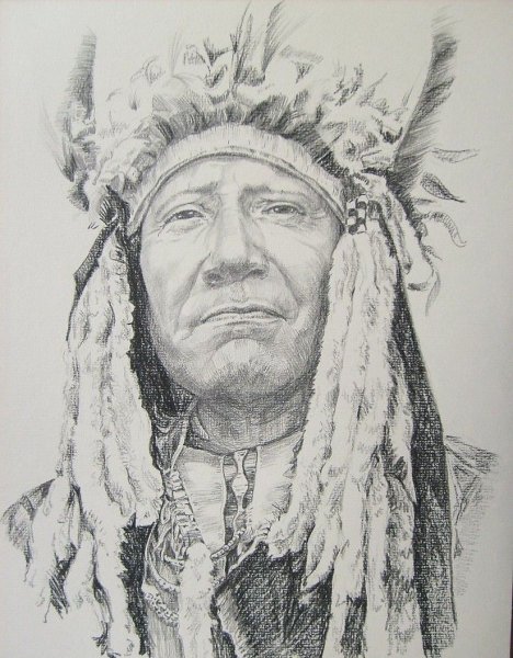 Художник Paul Calle индеец