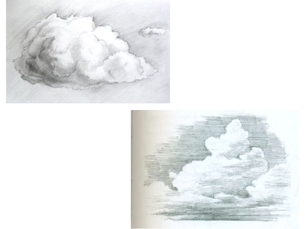 Облака простым карандашом