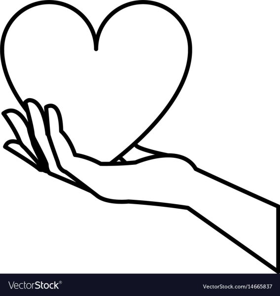 Руки держат сердце