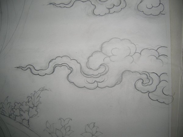 Облака набросок