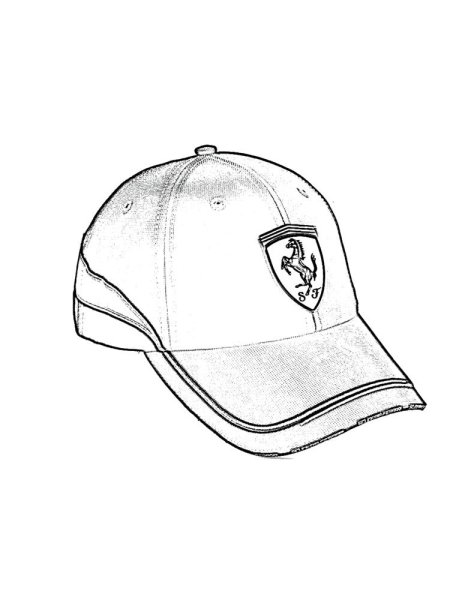 Кепка раскраска