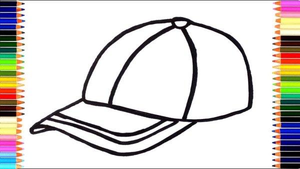 Кепочки для раскрашивания для детей