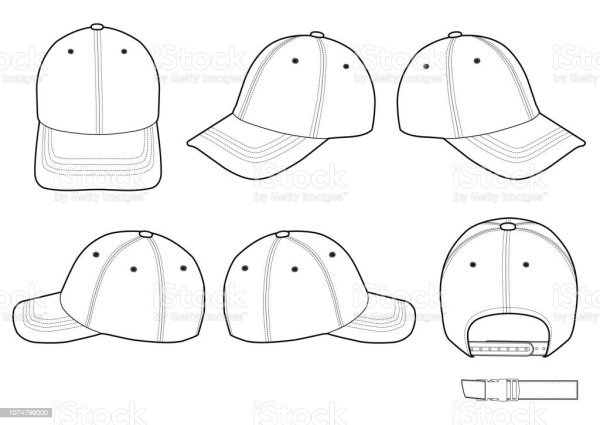 Бейсболка чертеж