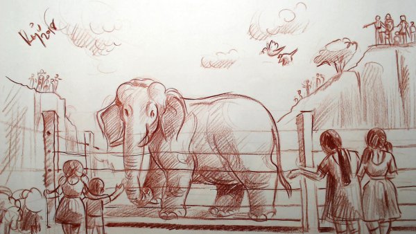 Зоопарк раскраска для детей