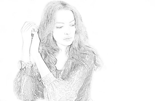 Женщина рисунок