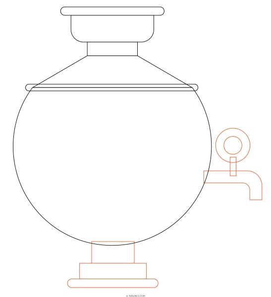Самовар раскраска для детей