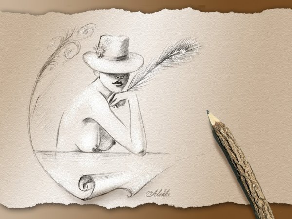 Оригинальные рисунки карандашом