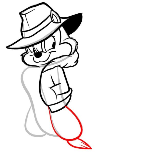 Чип и Дейл раскраска для детей