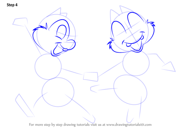 Как нарисовать чип и Дейл