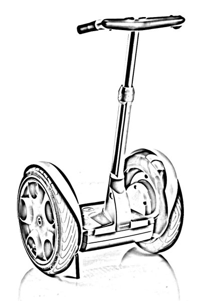 Самокат скетч