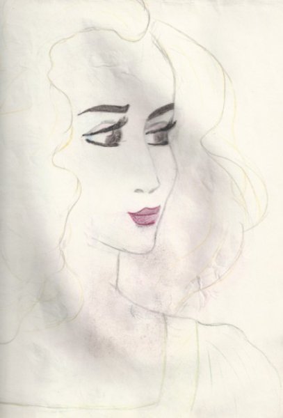 Кармен рисунок карандашом