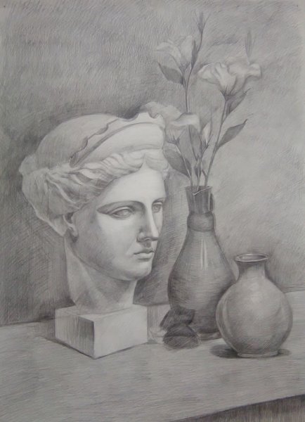 Академический рисунок карандашом