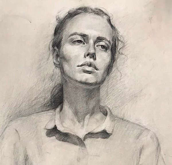 Академический карандашный портрет