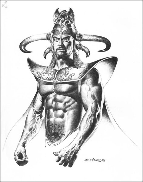 Борис Валеджо лошади