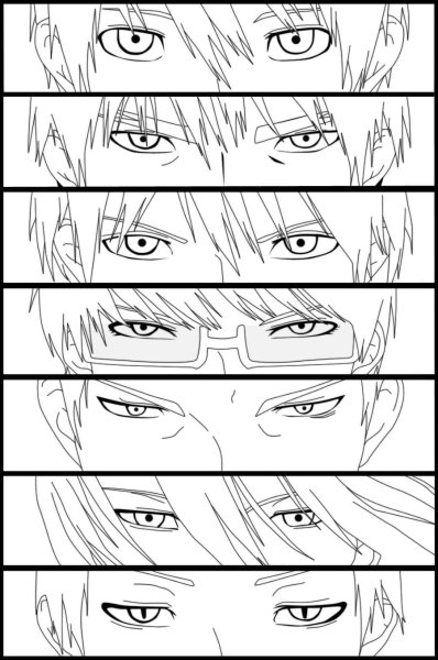 Раскраски из аниме баскетбол Куроко