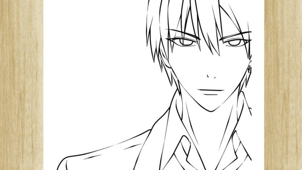 Раскраски аниме баскетбол Куроко