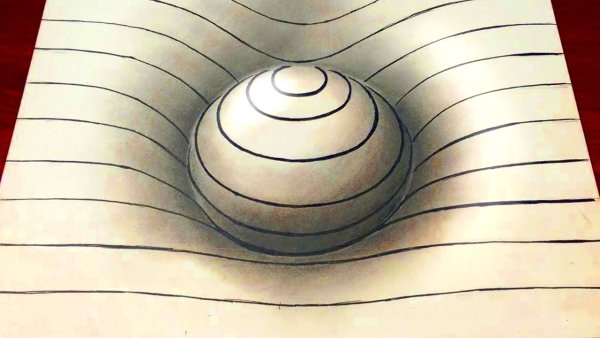 Иллюзии карандашом