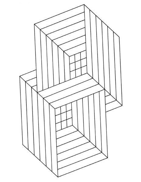Раскраска иллюзия