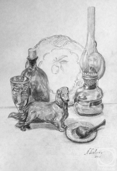 Раскраска керосиновая лампа для детей