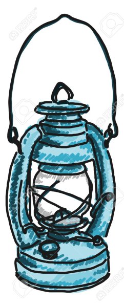 Керосиновая лампа референс