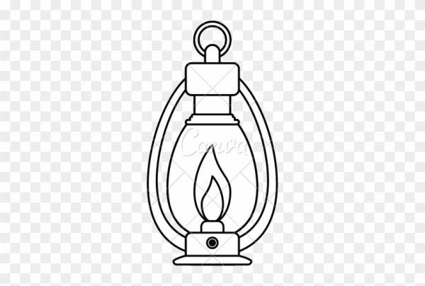 Первая керосиновая лампа