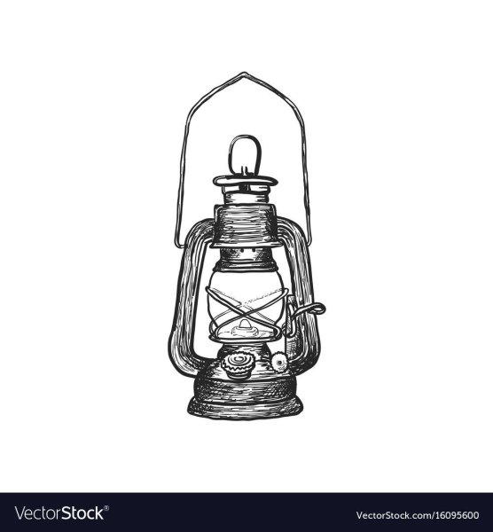 Набросок масляная лампа