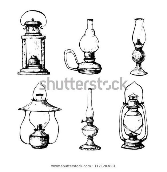 Керосиновая лампа арт