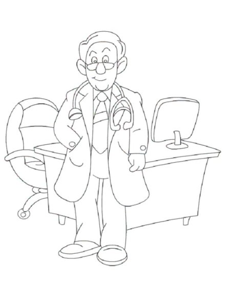 Рисунок ко Дню медицинского работника