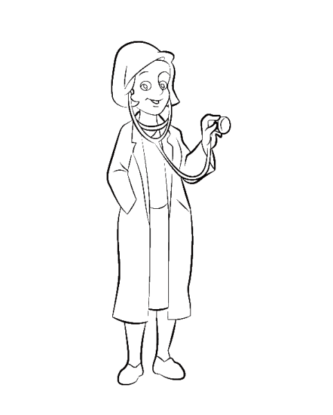 Рисунок Айболита для детей