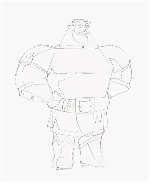 Легкий портрет Ильи Муромца