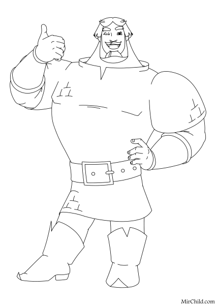 Портрет Ильи Муромца