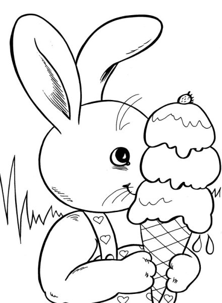 Зимняя раскраска