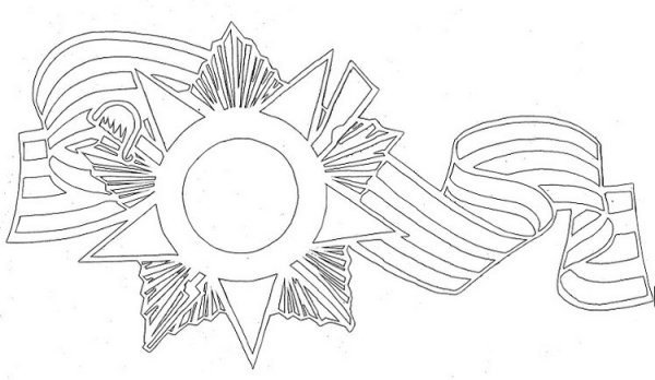 Поэтапное рисование открытки к 23 февраля