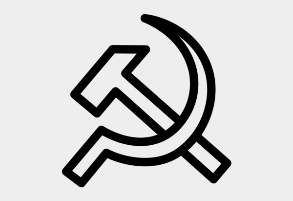 Расположение серпа и молота на флаге СССР