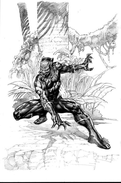 Сухая кисть пантера