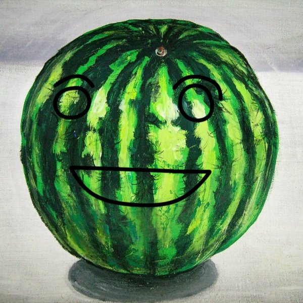 Арбуз раскраска