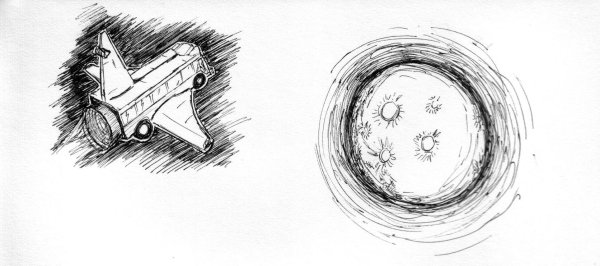 Ракета раскраска