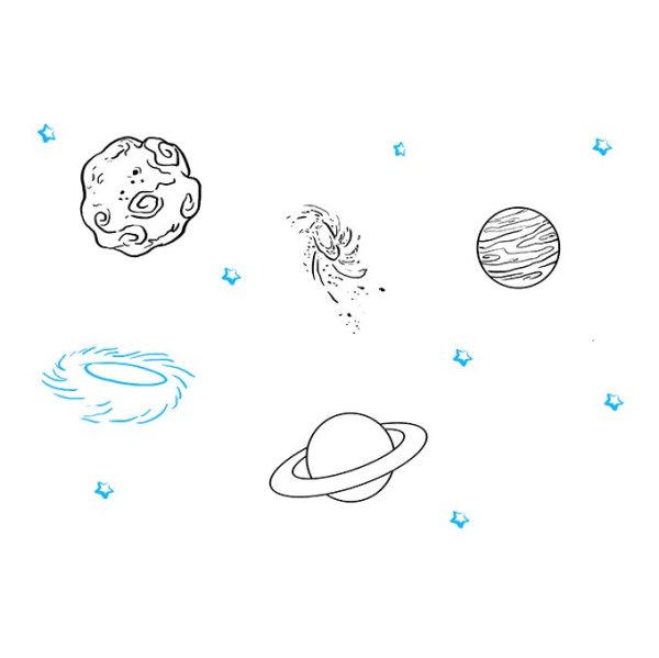 Космос простым карандашом