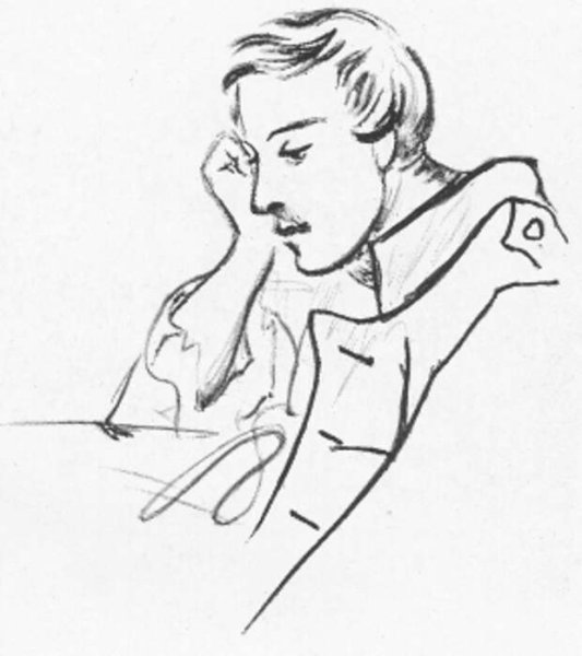 Михаил Юрьевич Лермонтов рисунок